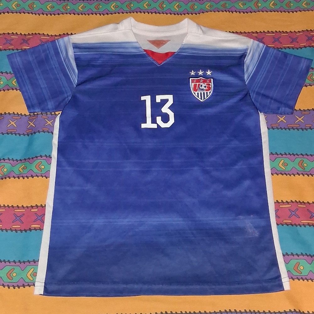 2015 Alex Morgan USA Vintage Soccer Jersey Olympics Olympic Games